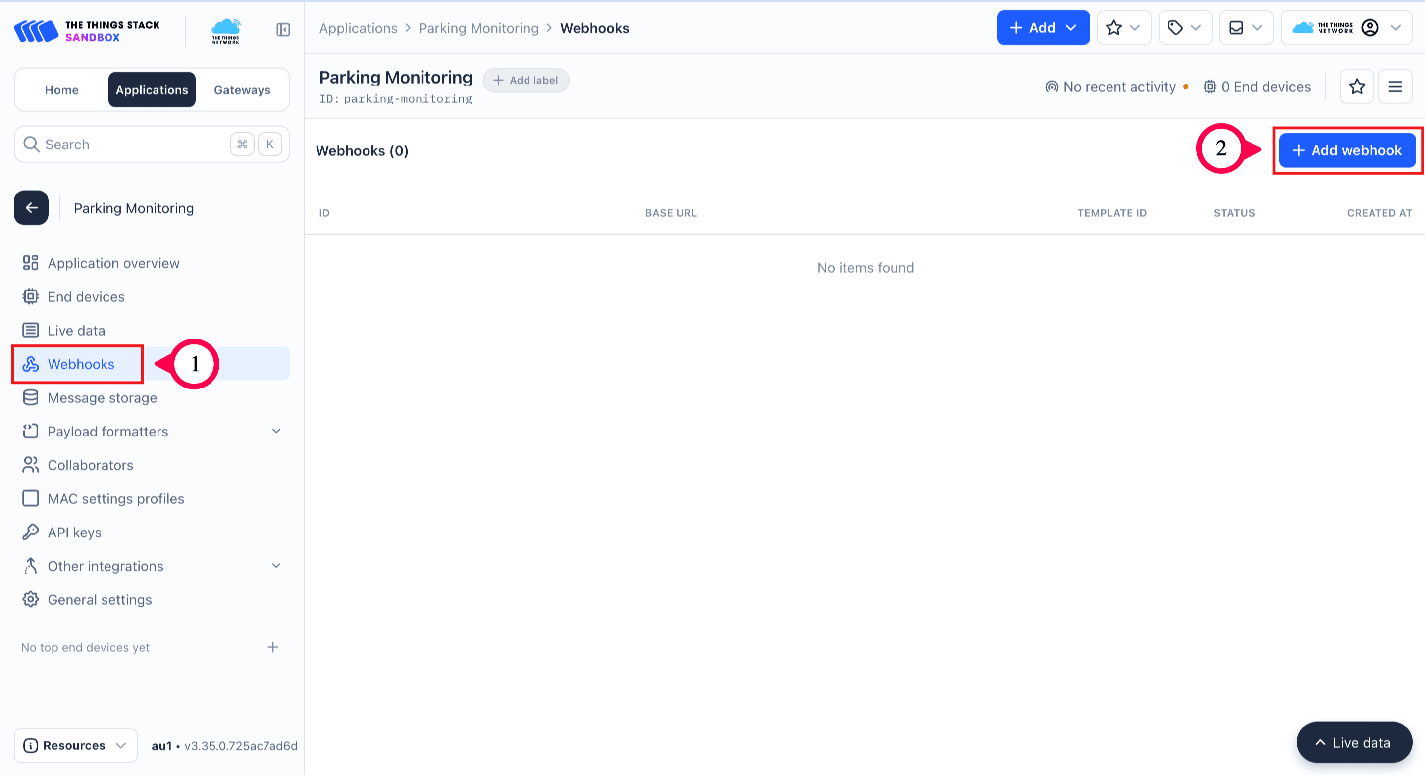 Add Webhook