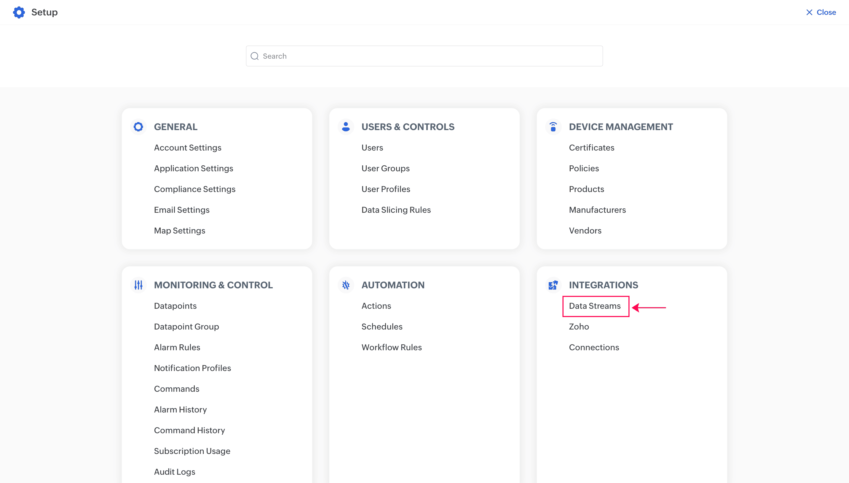 Click Data Streams