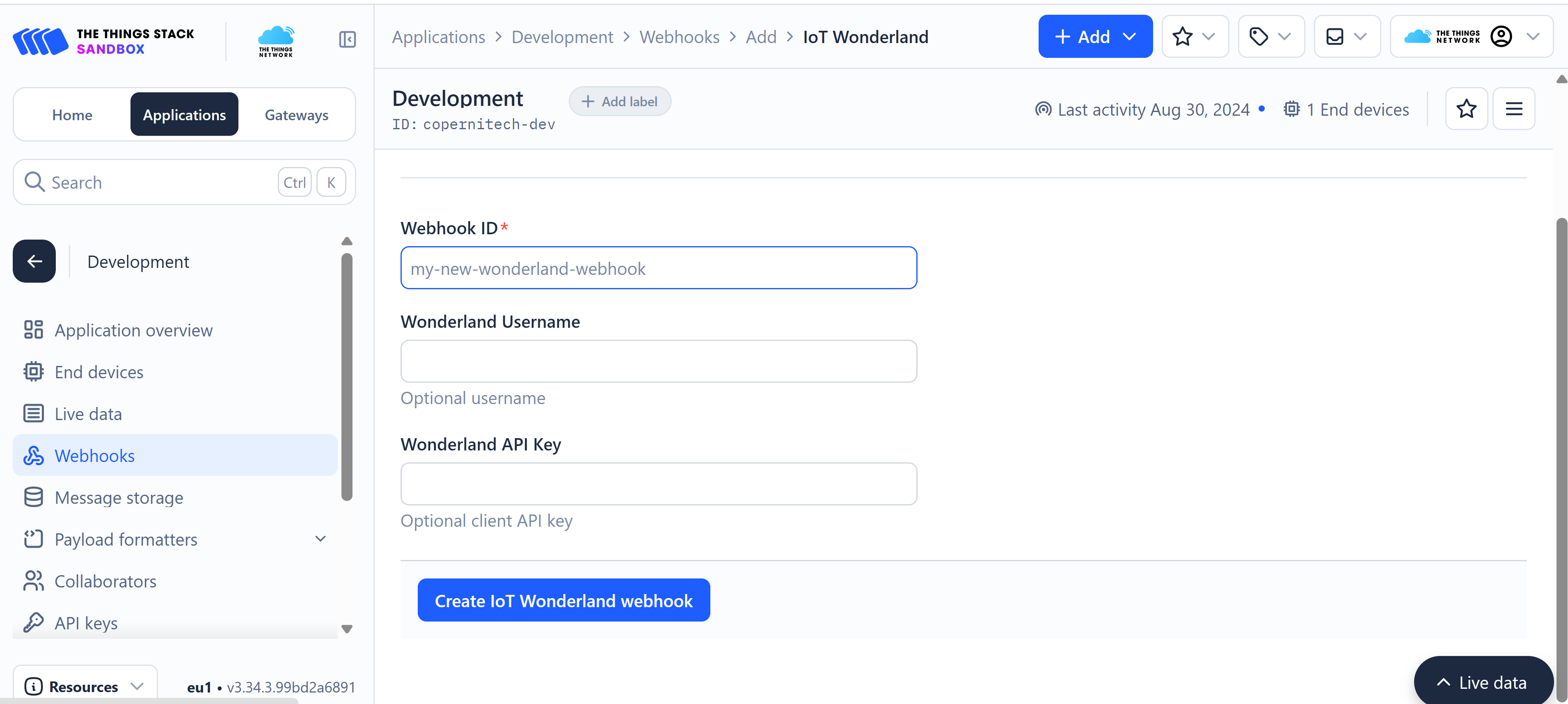 Webhook Wonderland